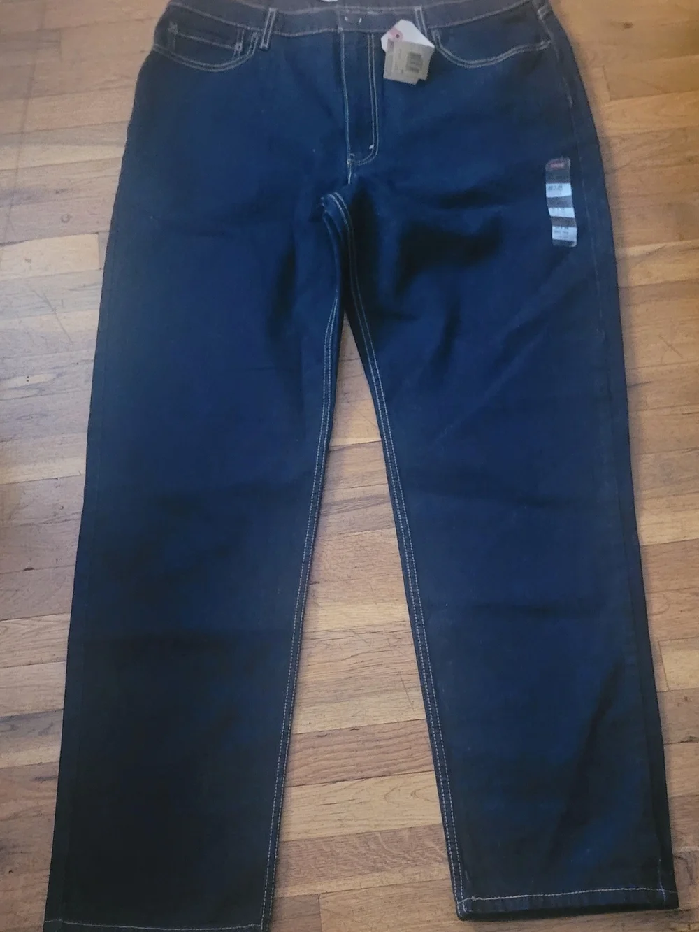 Men's Levis 550 Relaxed Dark Blue Jeans – Classic Straight Fit